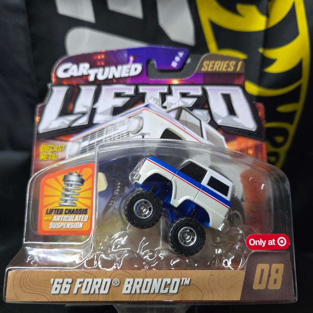 CarTuned Lifted S1 '66 Ford Bronco #08 Target NIB